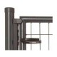 Portillon avec serrure 125x100