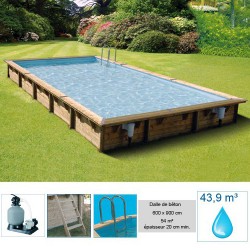 Piscine rectangulaire CALVI 800x500