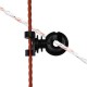 Isolateur règlable pour piquet fer