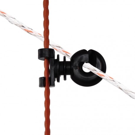 Isolateur règlable pour piquet fer