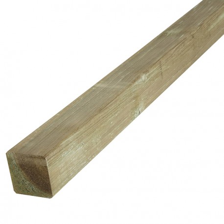 Poteau carré raboté 6,8x6,8x240cm