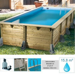 Piscine rectangulaire CORFU 505x350