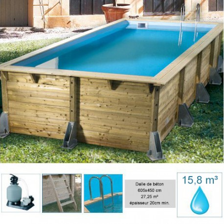 Piscine rectangulaire CORFU 505x350