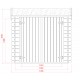 Remise simple porte pour chalet de jardin