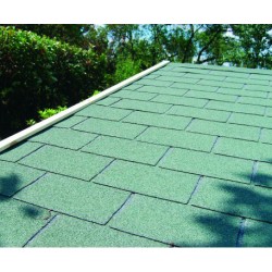 Shingles vert pour abri de jardin