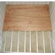 Sous-plancher pour abri en métal
