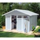 Abri GROSFILLEX Utility 11 gris bleu