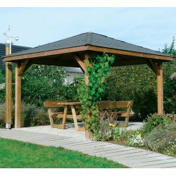 Pergola carrée en bois FRAMONT