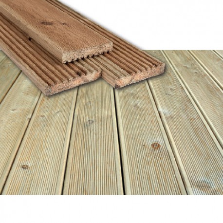 Latte de terrasse antidérapante 95x19mm 2,40M