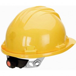 Casque de chantier jaune