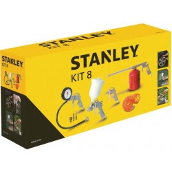 Kit 8 accessoires pneumatiques STANLEY