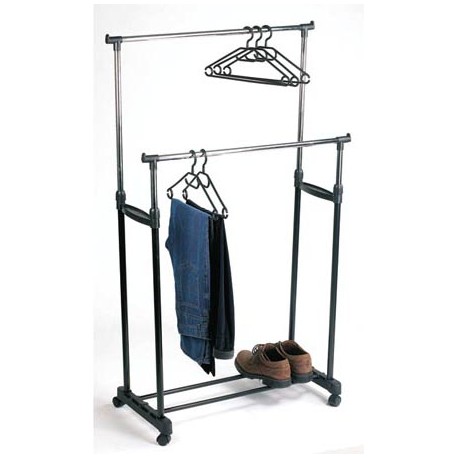 Double tringle à vêtements