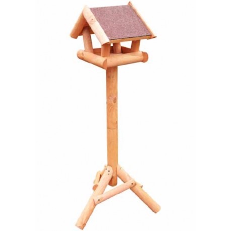 Penderie à oiseaux en bois Mangeoire à oiseaux maison avec toit