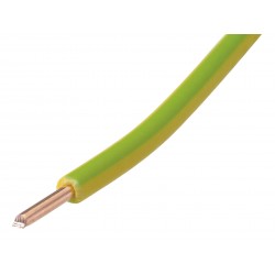 Câble VOB 1G1,5 jaune/vert - 25m