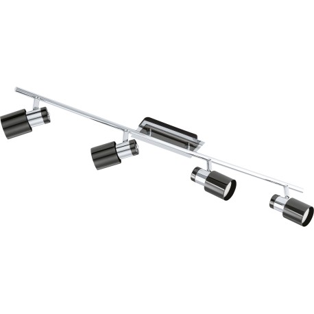DAVIDA Barre 4 spots LED - noir