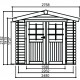 Abri de jardin DRESDEN