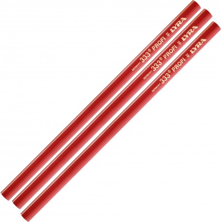 3 Crayons de charpentier LYRA 333 30cm
