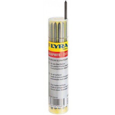 Barillet 12 mines graphite LYRA DRY