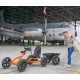 Perche avec gyrophare LED orange