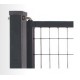 Portail double avec serrure 400x100