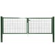 Portail double avec serrure 300x100
