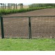 Portail double avec serrure 300x100