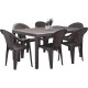 Ensemble MILANO résine anthracite