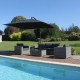 Parasol EASY SUN carré 300 Olefin - Carbone