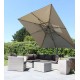 Parasol EASY SUN carré 300 Olefin - Taupe