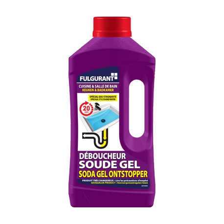 Déboucheur soude Gel FULGURANT 900ml