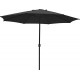 Parasol aluminium rond Ø 3m50 - Anthracite