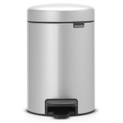 Poubelle BRABANTIA NewIcon 3L Gris métal