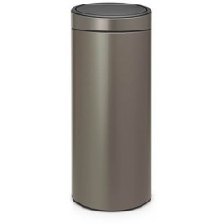 Poubelle BRABANTIA TouchBin 30L Platinum