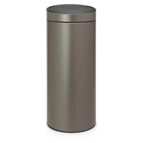 Poubelle BRABANTIA TouchBin 30L Platinum