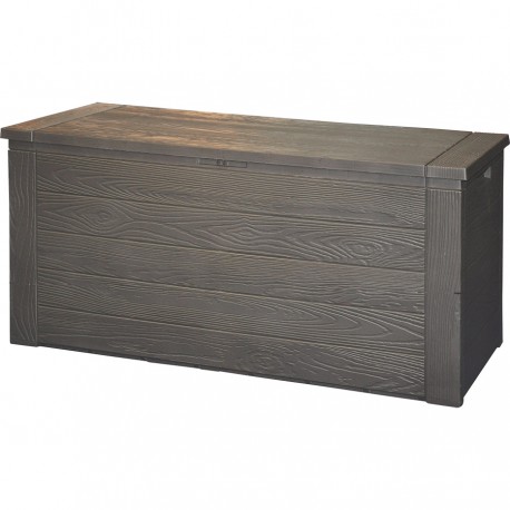 Coffre De Jardin 300l Decor Bois