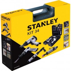 Set outils pneumatiques STANLEY 34pcs