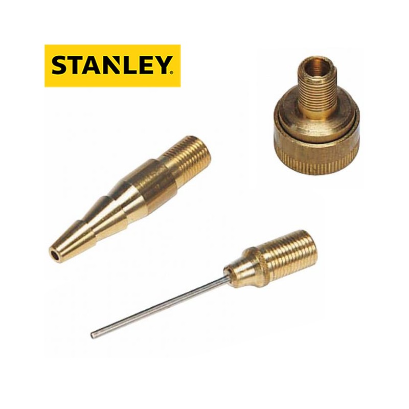 3 embouts de gonflage STANLEY
