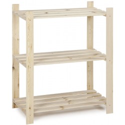 Etagère bois 3 tablettes 95x80x40cm