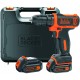 BLACK & DECKER Perceuse-Visseuse sans fil BDCDD12KB-QW