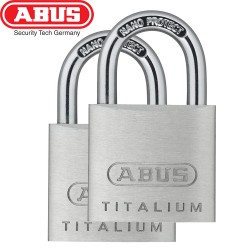 Set 2 Cadenas ABUS Titalium 64/30