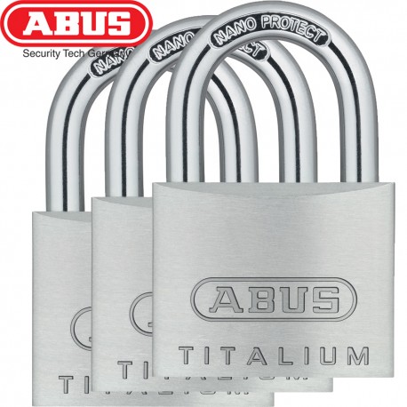 Set 3 cadenas ABUS Titalium 64/40