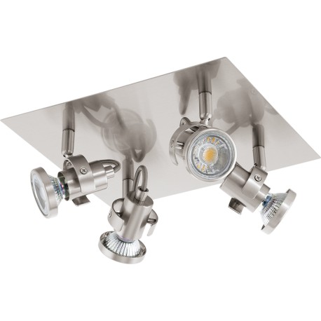 TUKON Plafonnier 4 spots LED