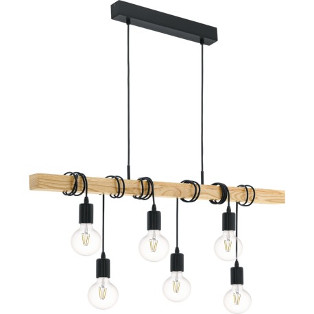 TOWNSHEND Lustre barre 6 ampoules