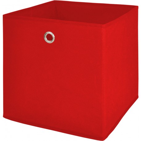 Box de rangement feutrine Rouge