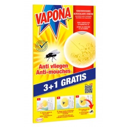 VAPONA Stickers Anti-mouches Jaunes