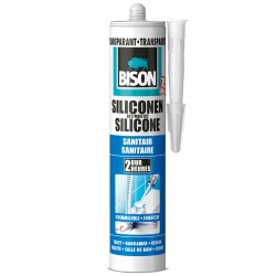 BISON Silicone sanitaire transparent