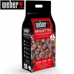 Briquettes de charbon de bois WEBER 8Kg