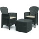 FIORE Set 2 Fauteuils + table basse