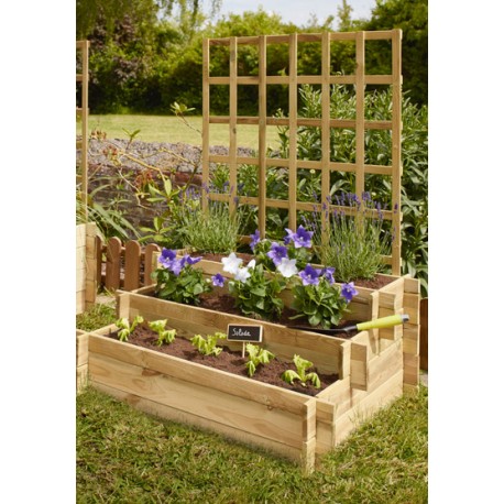 Potager En Bois Avec Treillis Nicolas 4