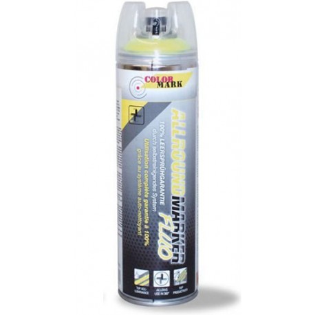 Spray marquage ALLROUND MARKER Jaune fluo